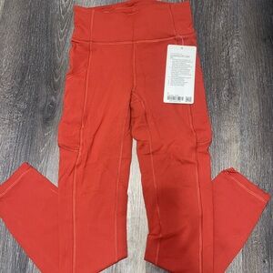 lululemon athletica Red Leggings
